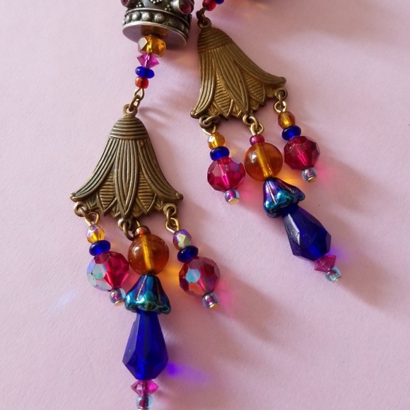 Vintage sterling long beaded lariat necklace! - Picture 8 of 8